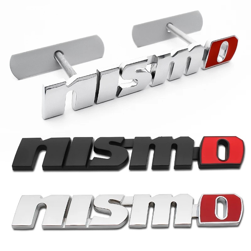 ป้ายตาข่ายโลหะ-รูปตัวอักษร-nissan-nismo-3d-สําหรับตกแต่งรถยนต์