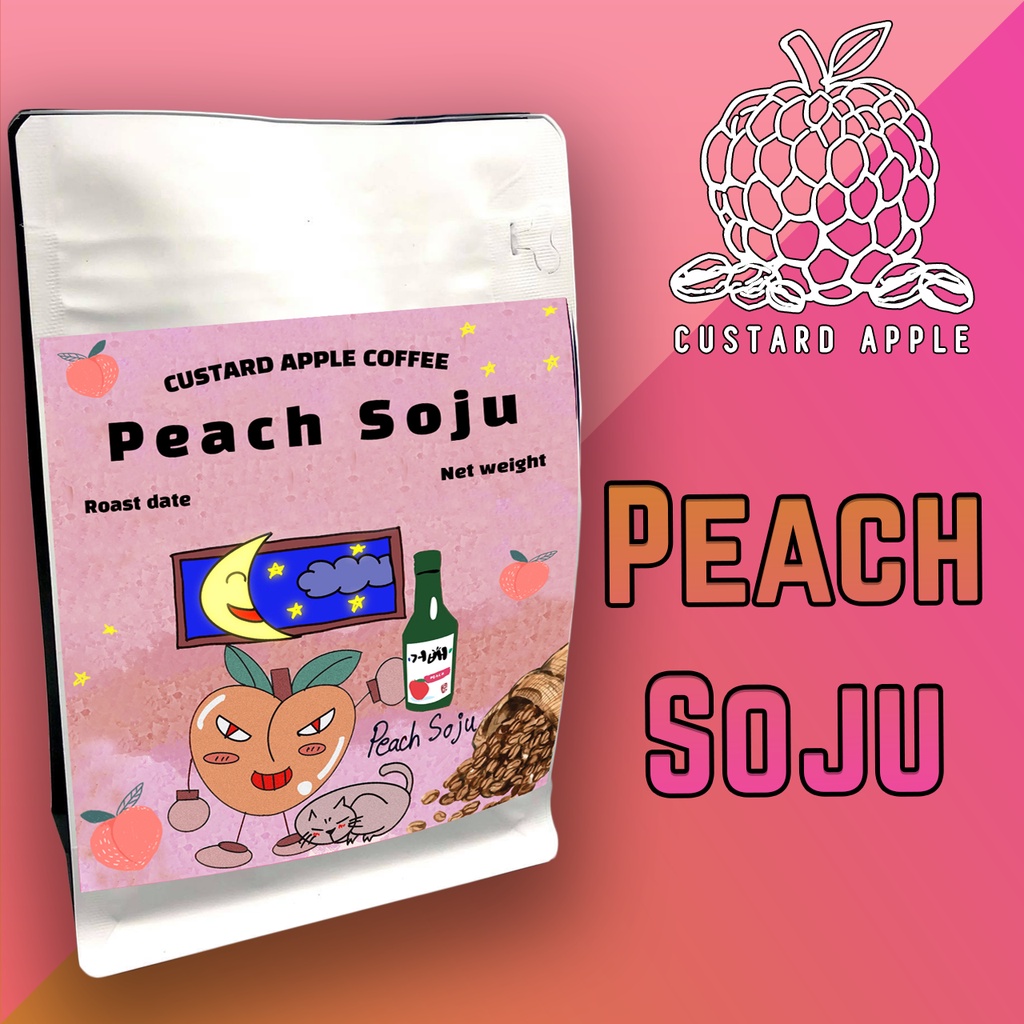 เมล็ดกาแฟ-peach-soju-by-custard-apple-barrel-process