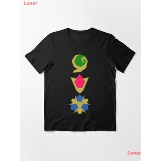 Luner เสื้อยืดลำลอง The Spiritual Stones T-Shirt| Perfect Gift Essential T-Shirt Popular T-shirts