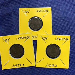Special Lot No.60243 ปี1885 ออสเตรีย 1 KREUZER เหรียญสะสม เหรียญต่างประเทศ เหรียญเก่า หายาก ราคาถูก