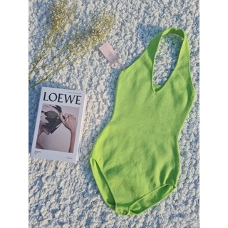 ภาพขนาดย่อของภาพหน้าปกสินค้าV knit bodysuit ️ (390ฟรีส่ง) บอดี้สูทคล้องคอวี เนื้อผ้าไหมพรมยืดหยุ่นได้เยอะ ทรงสวยเป๊ะปัง มาในโทนสีสดใสรับซัมเมอร์ จากร้าน everydayshop.xboutique บน Shopee ภาพที่ 6