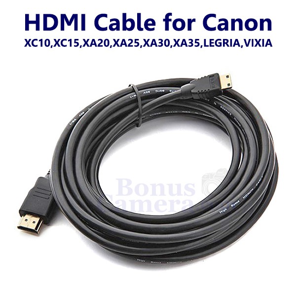 สาย-hdmi-ใช้ต่อกล้องแคนนอน-xc10-xc15-xa20-xa25-xa30-xa35-legria-vixia-camcorder-เข้ากับhd-tv-monitor-projector-for-canon