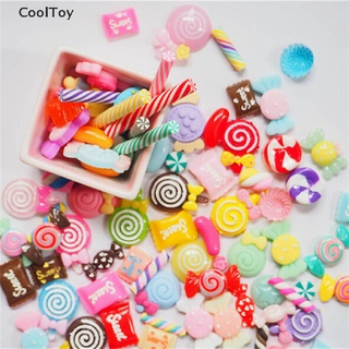 &lt; Cooltoy &gt; อมยิ้มเรซิ่น ขนาดเล็ก สําหรับตกแต่งบ้านตุ๊กตา 10 ชิ้น