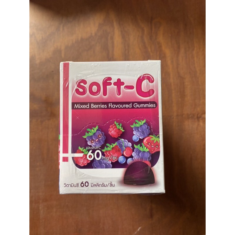 พร้อมส่งสินค้า-วิตามินชีsoft-c-gummy-6-ซอง