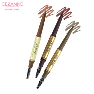 สินค้า Cezanne Twist-up Eyebrow with Spiral Brush ดินสอเขียนคิ้วแบบหมุน