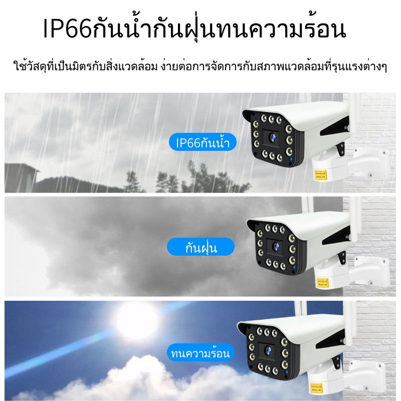 fnkvision-6-ir-6-white-lamp-2เสา-4-0ล้านพิกเซล-กล้องวงจร-คืนวิสัยทัศน์-กล้องวงจรปิด-wifi-ip-camera-4mp-กล้องวงจร