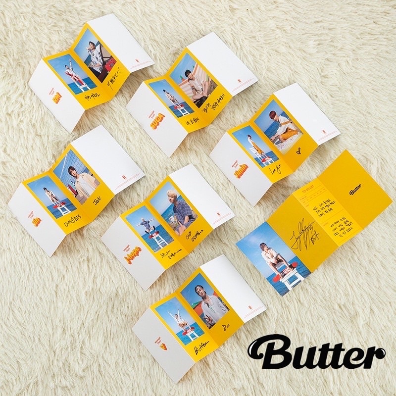 มีเก็บปลายทาง-การ์ด-bts-butter-ของสะสม-บังทัน