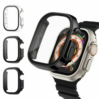 เคสป้องกันหน้าจอ กันน้ํา สําหรับ Apple Watch Ultra Case 49 มม. 45 มม. 41 มม. 44 มม. 40 มม. IWatch Serie 8 7 5 SE 6 4