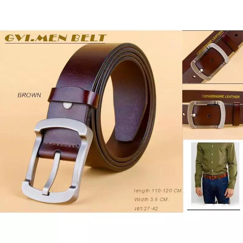 เข็มขัด-เข็มขัดหนังผู้ชาย-gvi-belt-for-men-หัวเหล็กอัลลอยด์-ไม่เป็นสนิม-มีของพร้อมส่ง