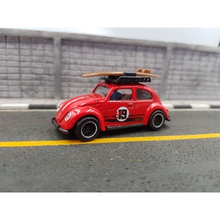 โมเดลรถเหล็ก Majorette vw beetle