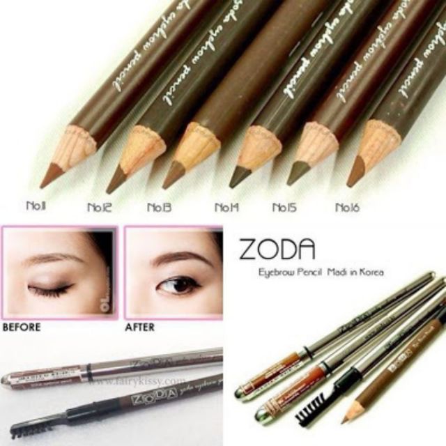 hot-สุดๆ-ดินสอเขียนคิ้วโซดา-zoda-eyebrow-pencil-นำเข้าจากเกาหลี-ของแท้