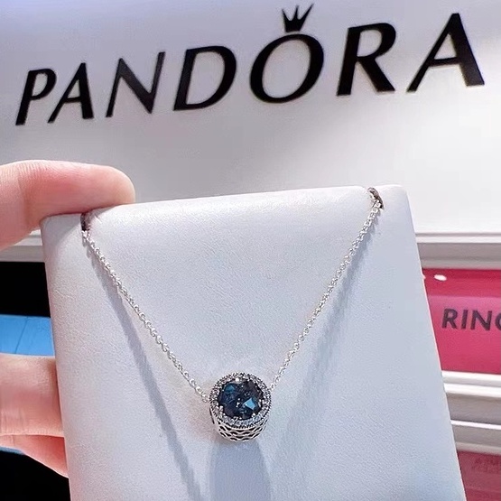 ภาพสินค้าของแท้พร้อมส่งจากไทย Pandora Pandora necklace Ocean star cat eye แพนโดร่า 100% จากร้าน mibsz2uco_ บน Shopee ภาพที่ 1