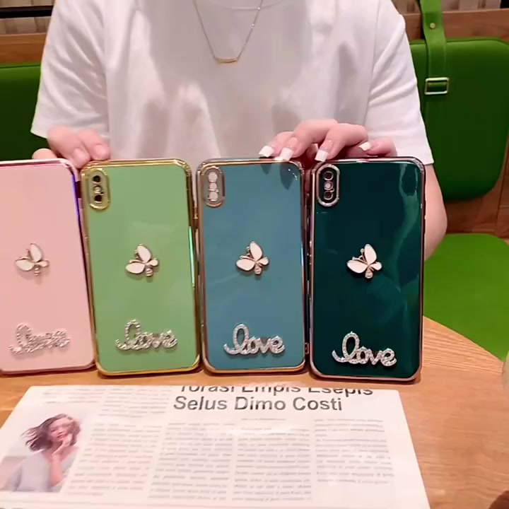 เคสโทรศัพท์สําหรับ-iphone-14-13-12-11-pro-max-มือถือแบบนิ่ม-กันกระแทก-ลายผีเสื้อ-แวววาว-หรูหรา