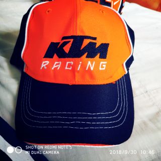 หมวก KTM สำหรับสายฝุ่น แฟชั่นรถแข่ง