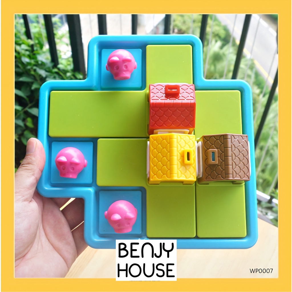 benjy-house-พร้อมส่ง-เกมตรรกะลูกหมูสามตัว-ฝึกการวางแผน-และแก้ปัญหา