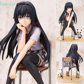 BLUEVELVET New Collection Action Figure Toys Gifts Figures Toys My Teen Romantic Comedy SNAFU Girl Collection Ornaments PVC Toy Japanese Anime Model Doll 14.5 cm Yukinoshita Yukino