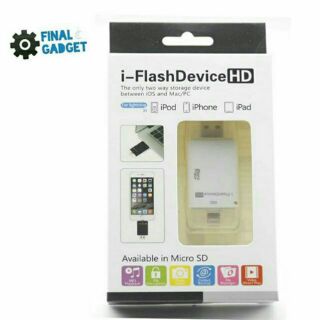 i-Flashdrive แฟลชไดร์ฟสำหรับiPhone/iPad รุ่น device Gen2 (White)