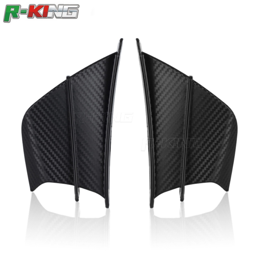 Motorcycle Universal Winglet Aerodynamic Wing Kit Spoiler Fairing Wind ...