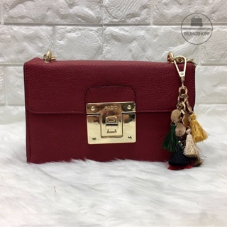 ALDO TURN LOCK BAG (outlet) สีแดง