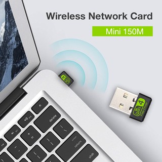 mini 150 m อะแดปเตอร์รับสัญญาณเครือข่ายไร้สาย built - in usb pc wifi