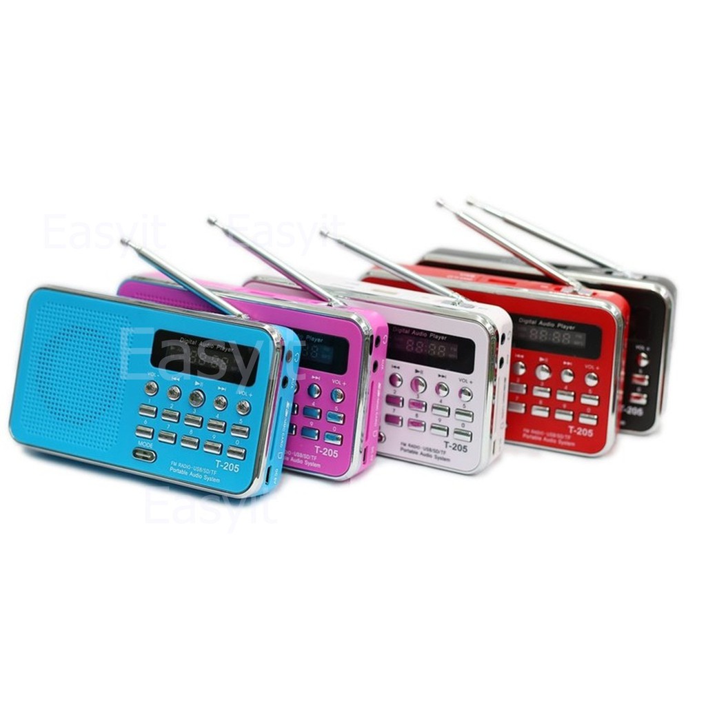 easy-it-ลำโพงวิทยุmp3-รุ่นt-205สีฟ้า