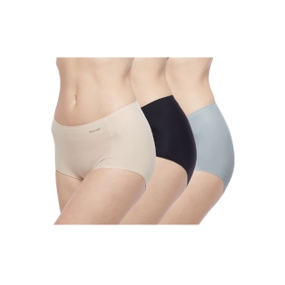 Wacoal Oh My Nudes Panty Set 3 ชิ้น กางเกงในไร้ตะเข็บ รุ่น WU4999/WU4T99 สีเบจ-ดำ-เทา (BE-BL-GY)