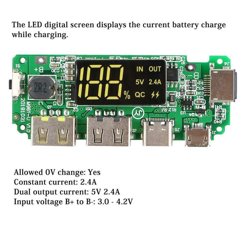 alisondz-บอร์ดชาร์จแบตเตอรี่-สําหรับพาวเวอร์แบงค์มือถือ-5v-2-4a-โมดูลชาร์จ-usb-คู่-ป้องกันวงจร-ชาร์จ-usb