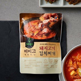 ภาพหน้าปกสินค้าลดพิเศษ ซุปกิมจิหมู cj bibigo pork and kimchi stew 460g돼지고기 김치찌개 หมดอายุ ที่เกี่ยวข้อง