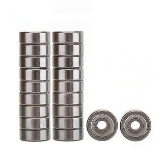 20 Pcs 624ZZ 4mm x 13mm x 5mm Carbon Steel Deep Groove Ball Bearings