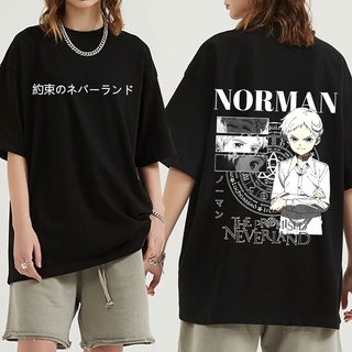 T-shirt  เสื้อยืด พิมพ์ลายกราฟฟิค The Promised Neverland แฟชั่นฤดูร้อน สําหรับผู้ชาย และผู้หญิงS-5XL