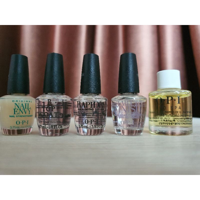 ขนาดทดลอง น้ำยาเคลือบเล็บ/บำรุงเล็บ OPI Nail Envy/ Top Coat /Start to