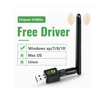 ( ใหม่ ) USB WiFiอะแดปเตอร์Antena Wi-Fi Adapterอะแดปเตอร์WiFi Dongleการ์ดเครือข่ายไร้สายWi-FiสำหรับทีวีฟรีWi Fi MT7601