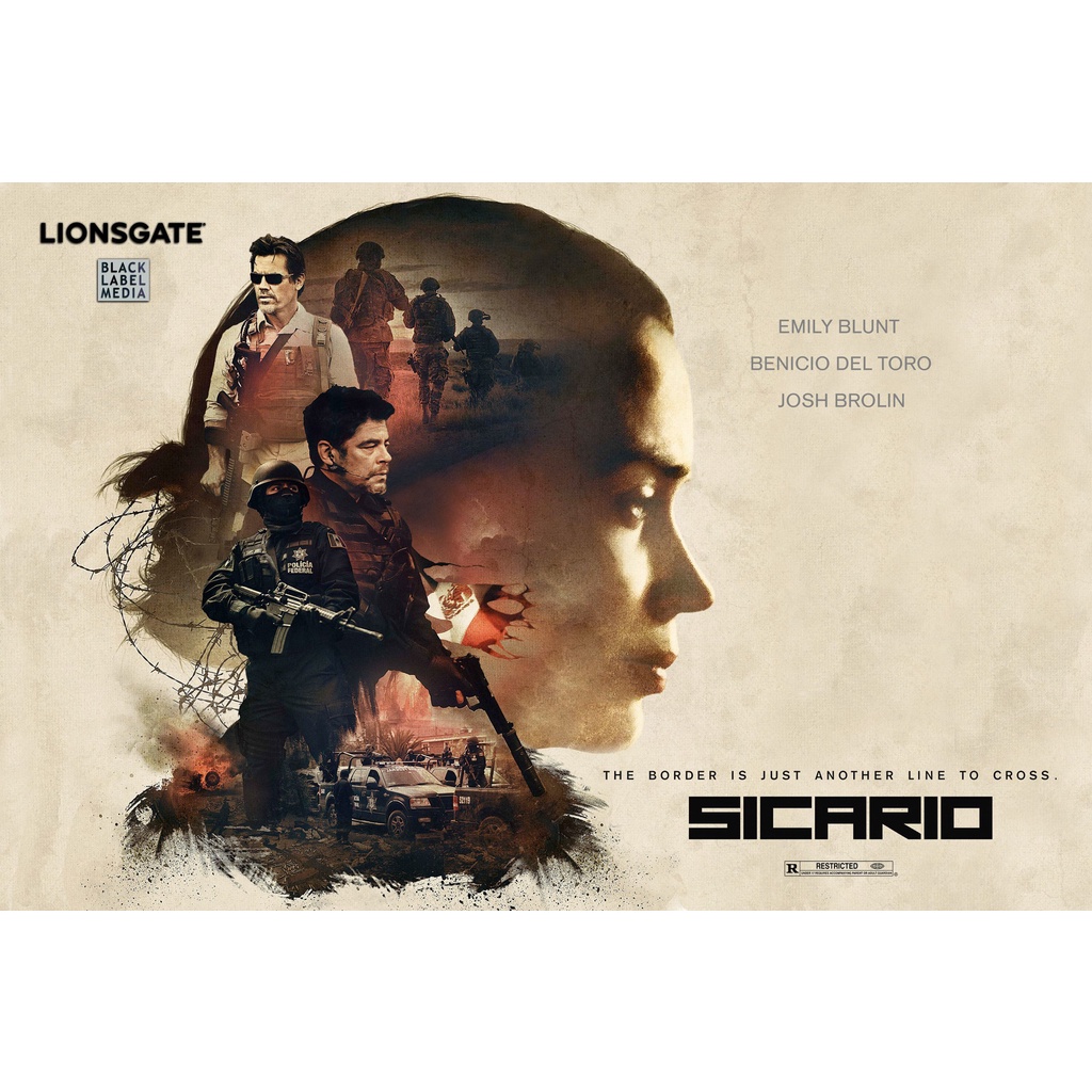 โปสเตอร์หนัง-sicario-ซิคาริโอ-ภาพยนตร์-movie-poster-ภาพติดผนัง-ตกแต่งบ้าน-รูปติดห้อง-ของสะสม-ร้านคนไทย