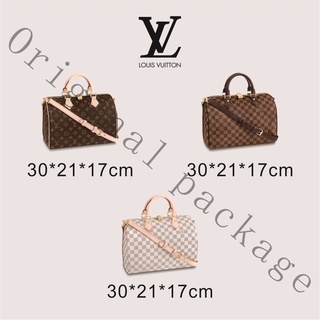 Brand new authentic Louis Vuitton SPEEDY 30 handbag (with shoulder strap)