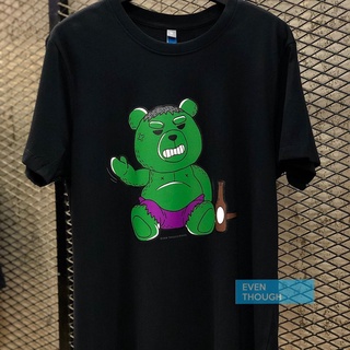 【🔥🔥】เสื้อยืด Even Though Green Bear ผลิตจาก COTTON USA 100%