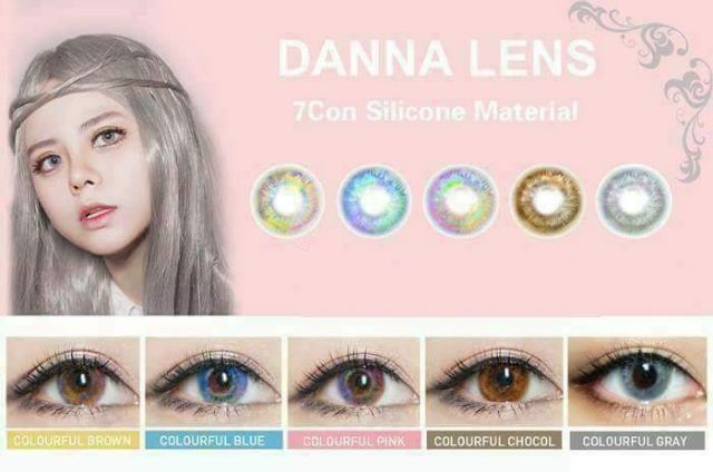 คอนแทคเลนส์สายรุ้งจากเกาหลี-รายปี-พร้อมส่ง-danna-7-colors