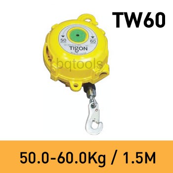 สปริงบาลานเซอร์-รอกแขวนแบบสปริง-spring-balancer-50-60-กิโลกรัม-รุ่น-tw-60-ยี่ห้อ-tigon-เกาหลีแท้