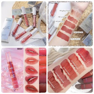 ลิปมิลเล่ย์ Mille Crystal Reflection Satin Glaza Lip /clossy tint