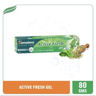 Himalaya Herbals Active Fresh Gel Toothpaste ยาสีฟันเนื้อเจล ขนาด 80g