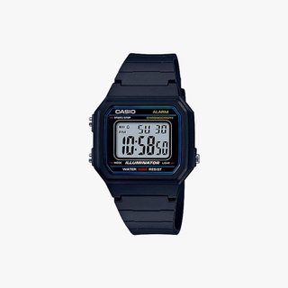 สินค้า [ประกันร้าน] CASIO นาฬิกาข้อมือผู้ชาย รุ่น W-217H-1AVDF-S Standard Black