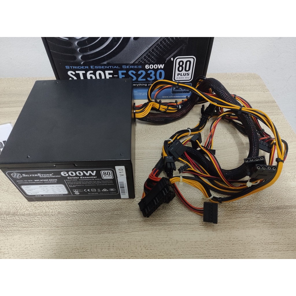 Power Supply SILVER STONE 600W ST60F-ES230 มือสอง | Shopee Thailand