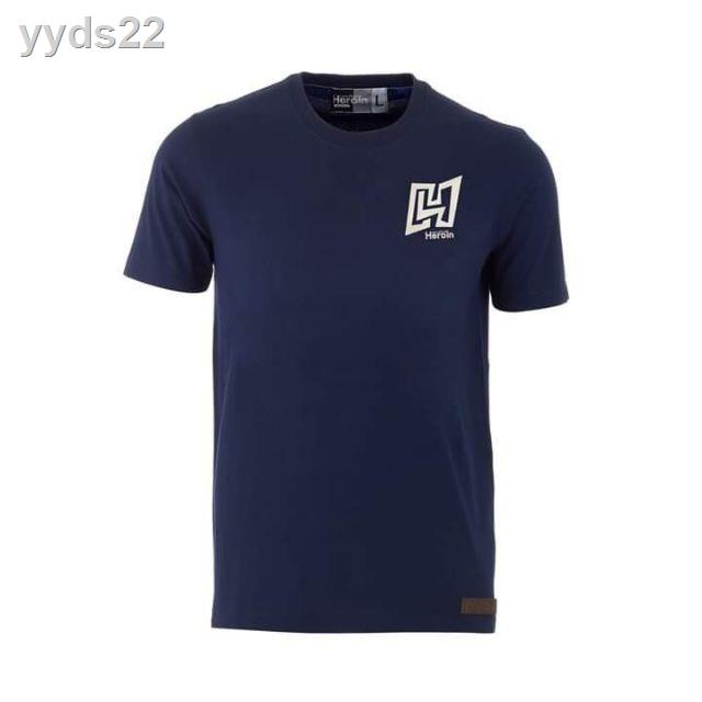 ☞♘เสื้อยืดคอกลม Heroin Brand รุ่น LOGO | Shopee Thailand