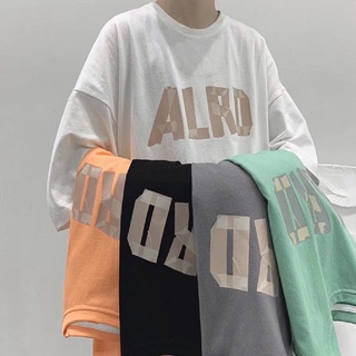 เสื้อยืด คอกลม ทรงหลวม พิมพ์ลาย ขนาดใหญ่ สไตล์ฮิปฮอป แฟชั่นฤดูร้อน สําหรับผู้ชาย