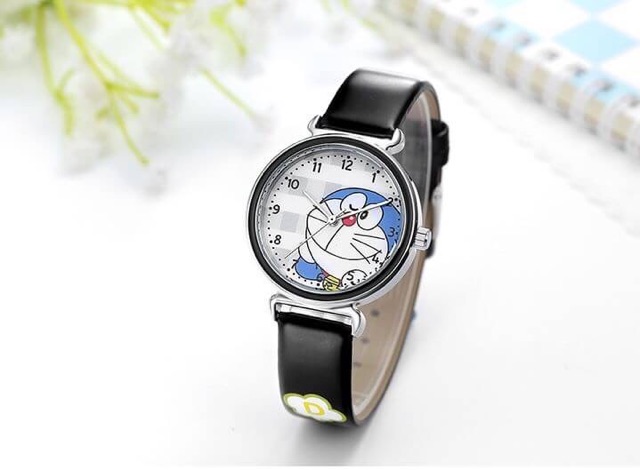 นาฬิกา-doraemon-พร้อมกล่อง-รุ่นนี้กันน้ำ-ตัวเครื่องญี่ปุ่น-งานสวยจ้า-หน้าปัด-3-cm-ราคาเรือนละ-230-บาทไม่รวมส่ง