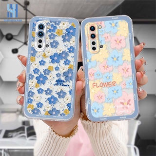 เคสลายดอกไม้ Realme C31 C35 C11 2021 C21Y C15 C21 C25 C20 C3 C12 C2 C25S 5 5S 5i C17 7i C1 C25Y C2 C3i 6i C20A realme Narzo 20 10 10A 20A 30A ใส กันกระแทก เคสโทรศัพท์มือถือแบบนิ่ม