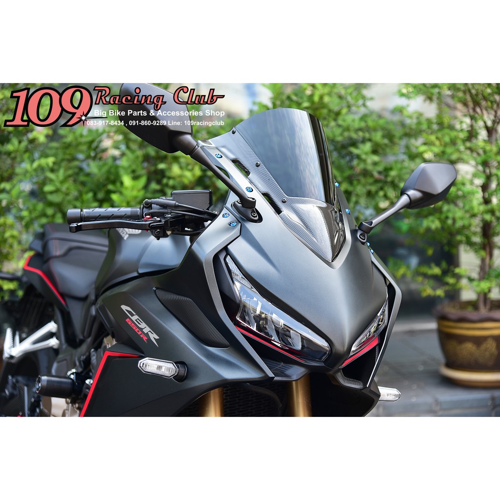 ใหม่ล่าสุด-ชิวหน้า-k2-ตรงรุ่น-cbr650r-2019-ลายเคฟล่า