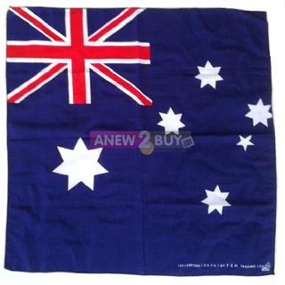 ภาพหน้าปกสินค้าผ้าพันคอ ผ้าโพกหัว ลายธงออสเตรเลีย (Bandana Australia Flag Scarf Australian Badge) ที่เกี่ยวข้อง