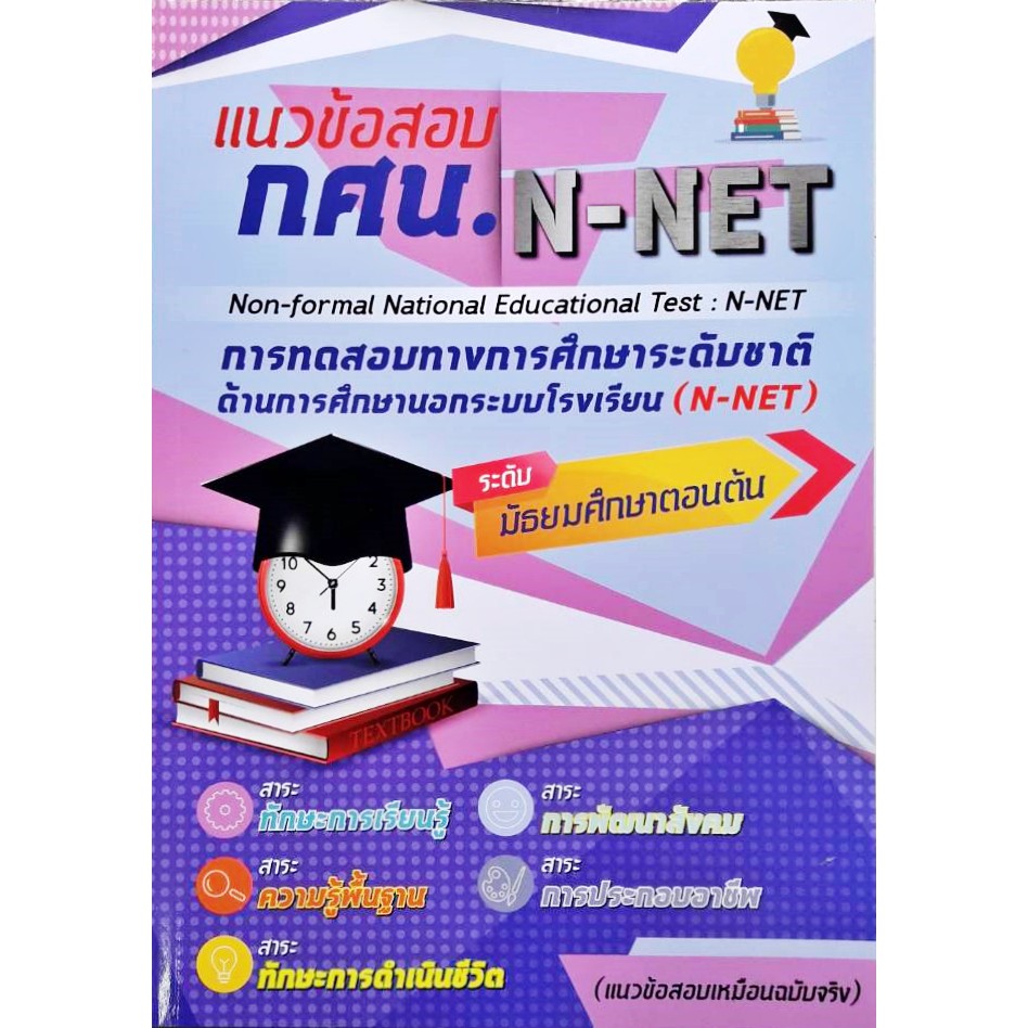 กศน-แนวข้อสอบ-n-net-แนวข้อสอบเสมือนจริง-ระดับมัธยมศึกษาตอนต้น-5-กลุ่มสาระ