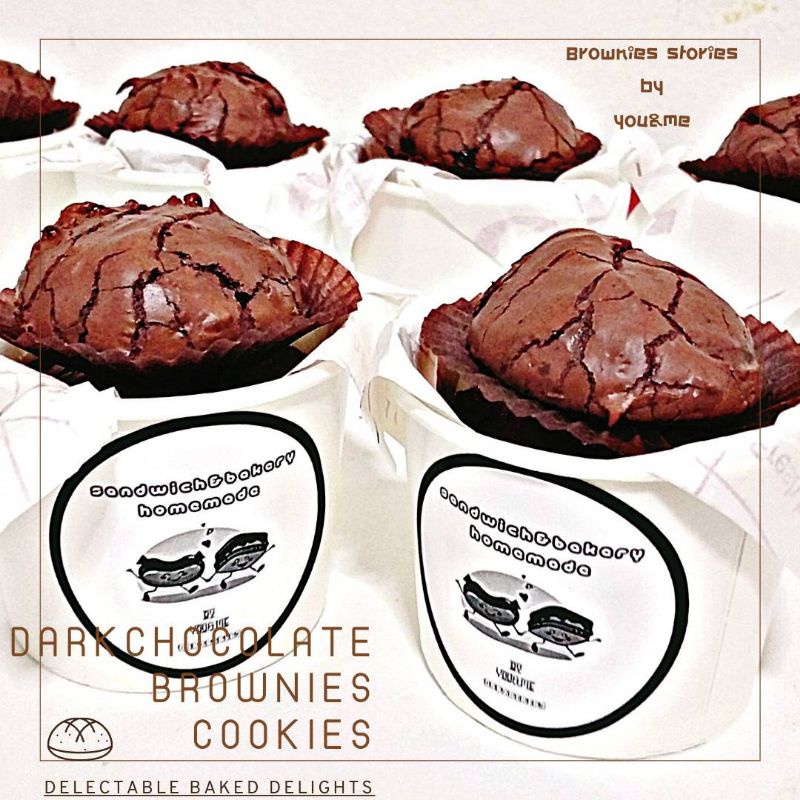 ภาพหน้าปกสินค้าโปรสุดปัง Mini Cookies Brownies คุกกี้บราวนี่ size Mini จากร้าน shinjukim บน Shopee