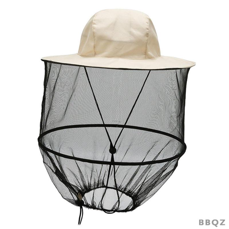 bbqz01-ผู้ชาย-ผู้หญิง-ตาข่ายคลุมหัว-เลี้ยงผึ้ง-หมวกป้องกัน-หน้ากากปีกกว้าง-ระบายอากาศ-หมวกเก็บผึ้ง-สําหรับทําสวน-ตั้งแคมป์-ตกปลา-เดินป่า